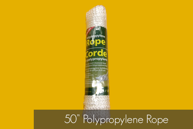50′ Polypropylene Rope