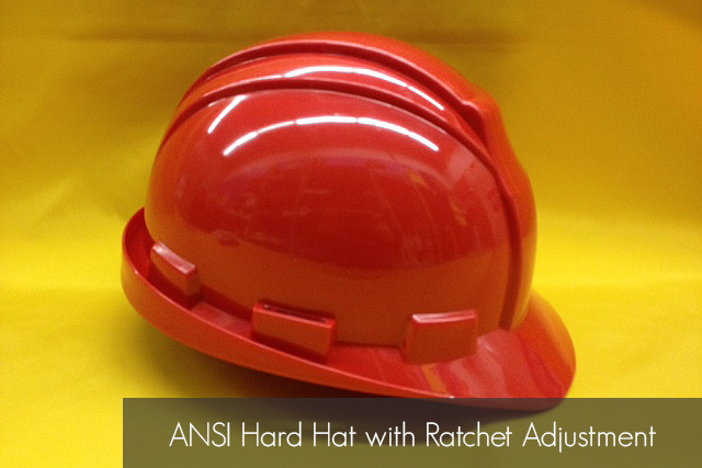 ANSI Hard Hat with Ratchet Adjustment
