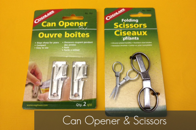Can Opener & Scissors