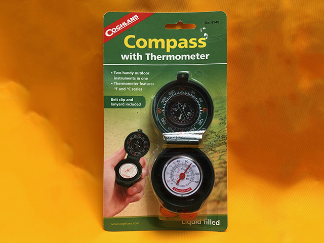 Compass With Thermometer