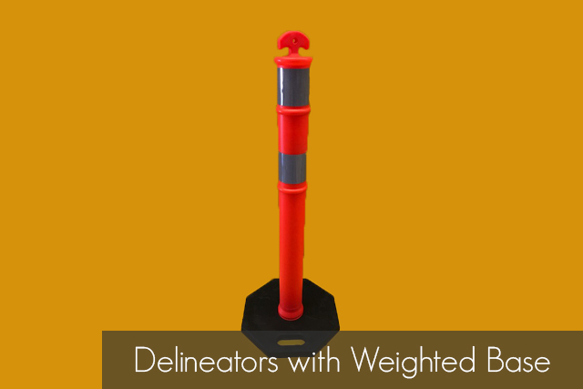Delineators with Weighted Base