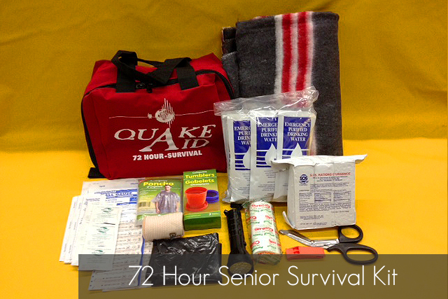 Personal Senior Grab & Go Survival Kit